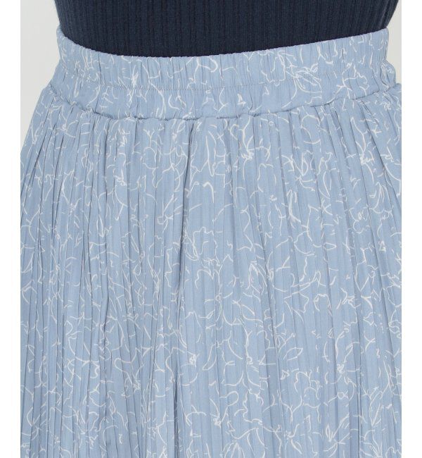 ikka「カセン消しプリーツスカート」|スカート|