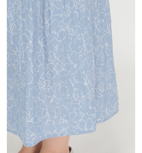 ikka「カセン消しプリーツスカート」|スカート|