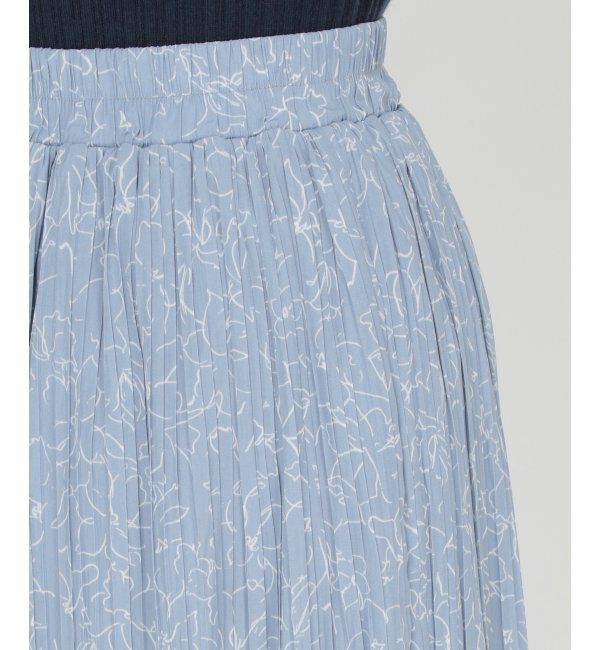 ikka「カセン消しプリーツスカート」|スカート|