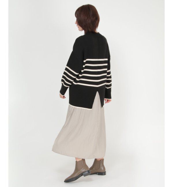 ikka「カセン消しプリーツスカート」|スカート|