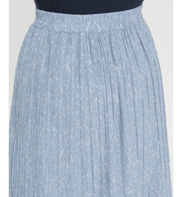 ikka「カセン消しプリーツスカート」|スカート|