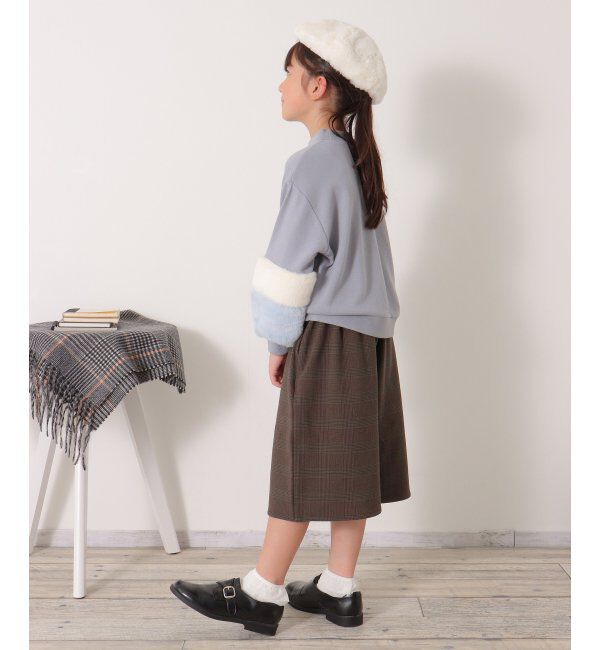 ikka kids「チェック柄ストレッチガウチョ」|その他|