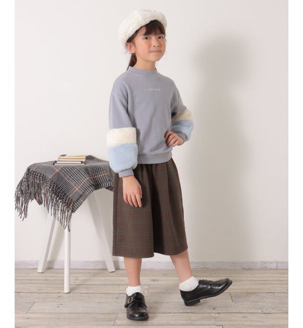 ikka kids「チェック柄ストレッチガウチョ」|その他|