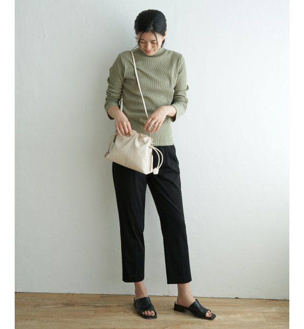 ikka「三角テレコ長袖Tシャツ」|Tシャツ・カットソー|