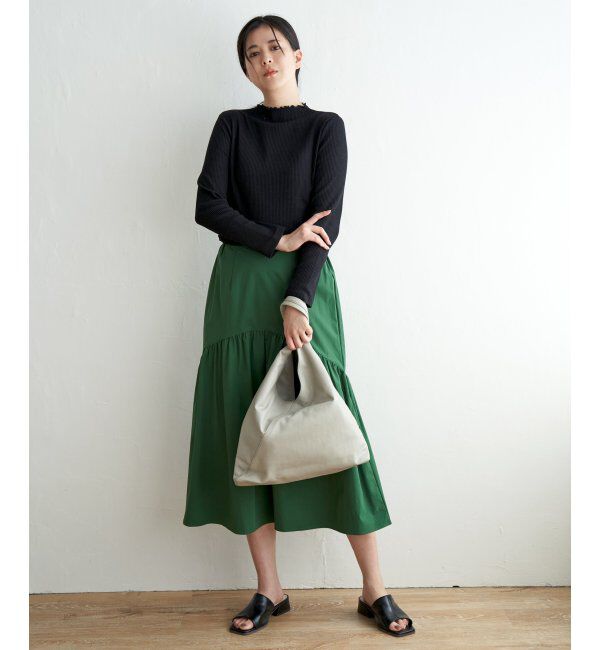 ikka「三角テレコ長袖Tシャツ」|Tシャツ・カットソー|