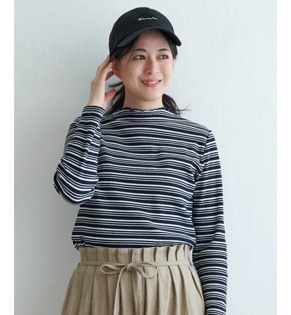 ikka「三角テレコ長袖Tシャツ」|Tシャツ・カットソー|アオケイ