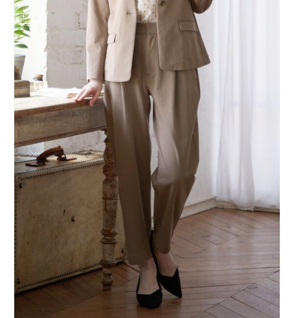 IKKA LOUNGE「Beasystretch パンツ」|その他|ブラウン