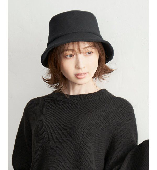 ikka「フェイクウールバケットハット」|その他|