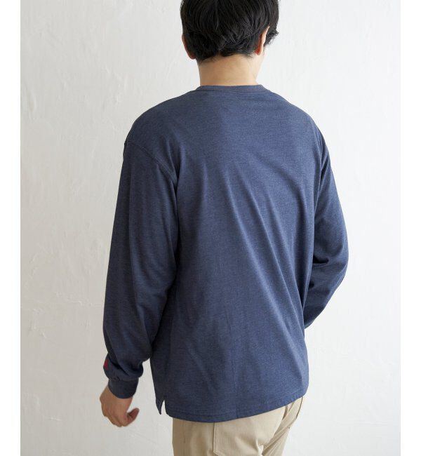 ikka「URBAN NATURE LIF ロゴワッペンポケロンT」|Tシャツ・カットソー|