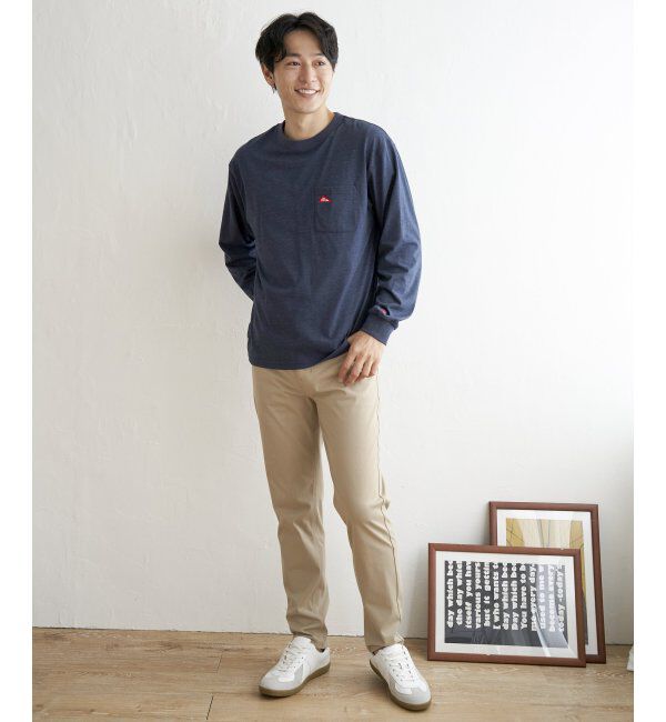 ikka「URBAN NATURE LIF ロゴワッペンポケロンT」|Tシャツ・カットソー|