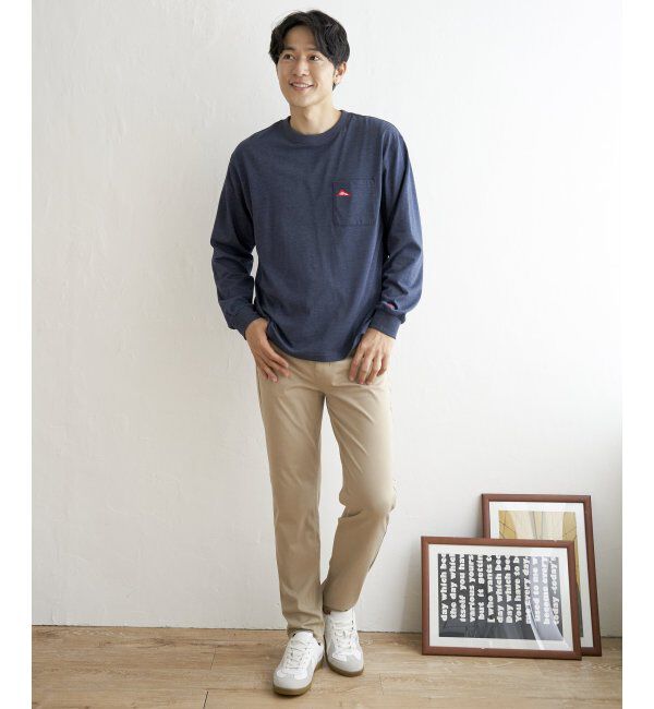 ikka「URBAN NATURE LIF ロゴワッペンポケロンT」|Tシャツ・カットソー|