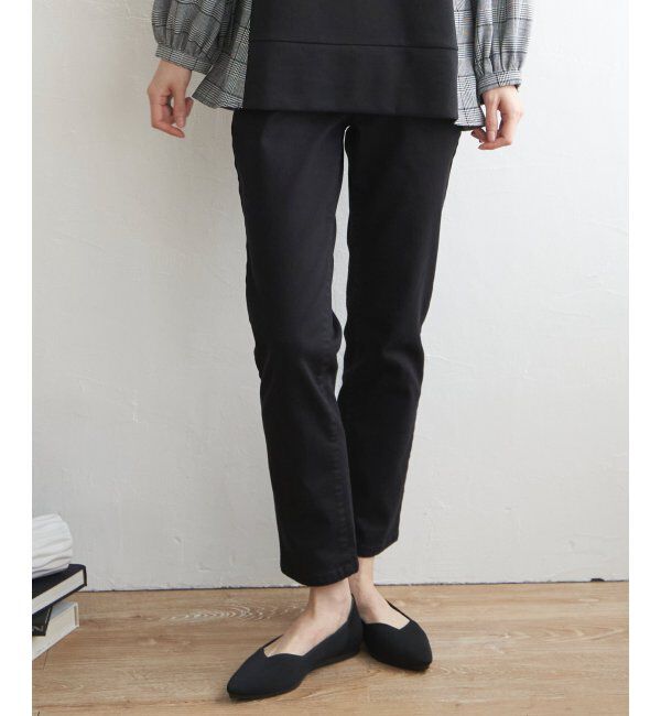 ikka「ストレッチスキニーパンツ」|その他|ブラック