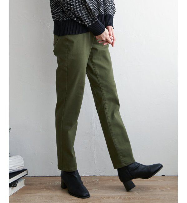 ikka「ストレッチスキニーパンツ」|その他|Dkグリーン