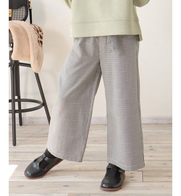 ikka kids「ベルト付きワイドパンツ（120~160cm）」|その他|