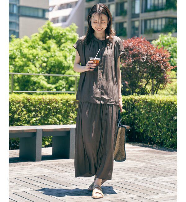 ikka「【2点セット】カッセンボリュームラップスカーチョ」|その他|