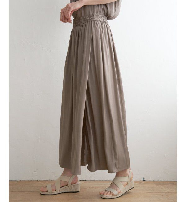 ikka「【2点セット】カッセンボリュームラップスカーチョ」|その他|