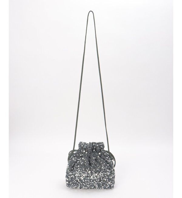 ikka「スパンコール巾着ショルダーバッグ」|その他|