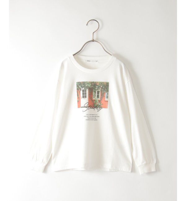 ikka kids「【親子おそろい】フォトプリントロングTシャツ（120~160cm）」|Tシャツ・カットソー|