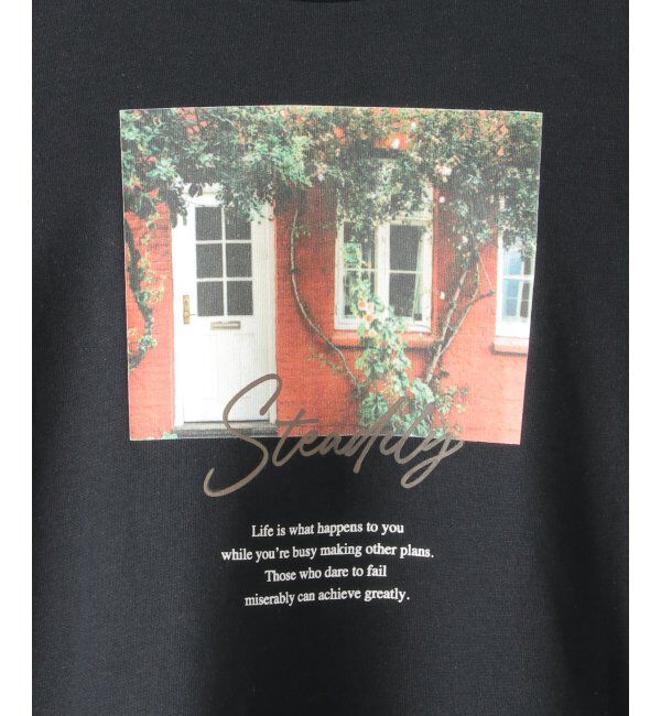 ikka kids「【親子おそろい】フォトプリントロングTシャツ（120~160cm）」|Tシャツ・カットソー|