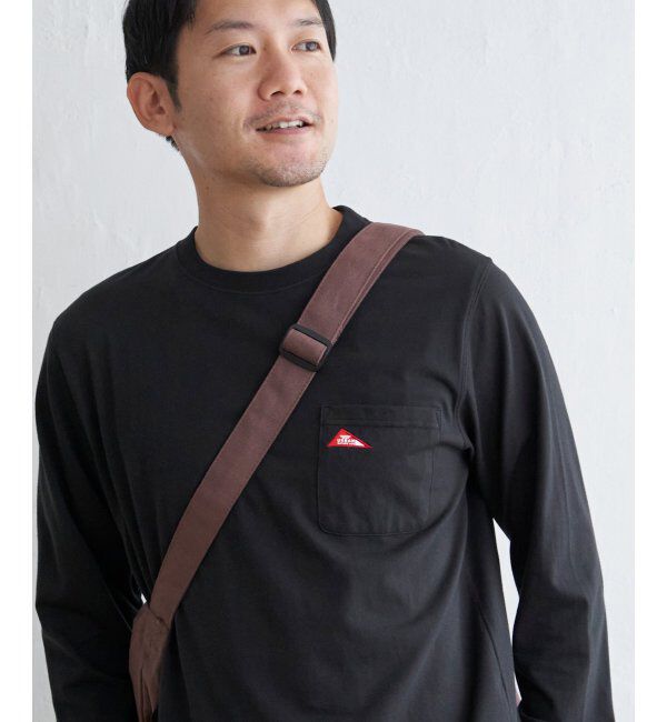 ikka「URBAN NATURE LIFE アーバンネイチャーライフ ワンポイントロンT」|Tシャツ・カットソー|ブラック