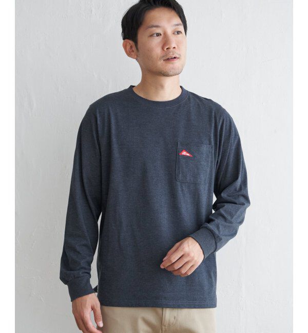 ikka「URBAN NATURE LIFE アーバンネイチャーライフ ワンポイントロンT」|Tシャツ・カットソー|