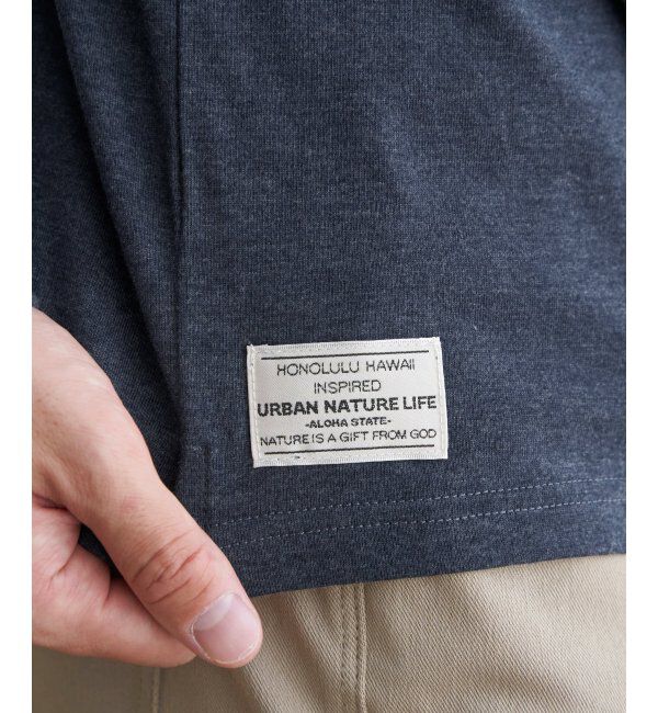 ikka「URBAN NATURE LIFE アーバンネイチャーライフ ワンポイントロンT」|Tシャツ・カットソー|