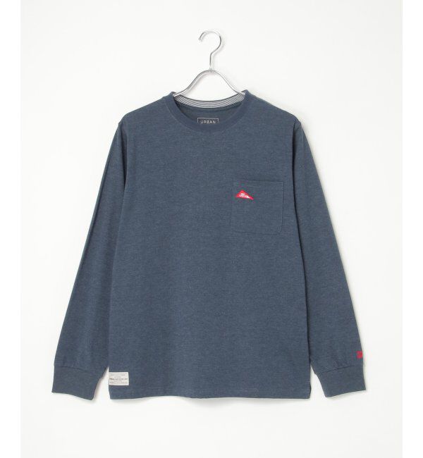 ikka「URBAN NATURE LIFE アーバンネイチャーライフ ワンポイントロンT」|Tシャツ・カットソー|