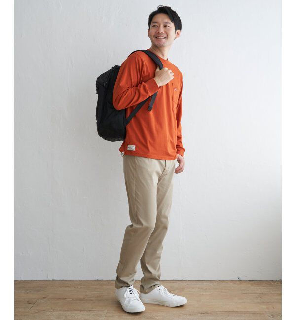 ikka「URBAN NATURE LIFE アーバンネイチャーライフ ワンポイントロンT」|Tシャツ・カットソー|