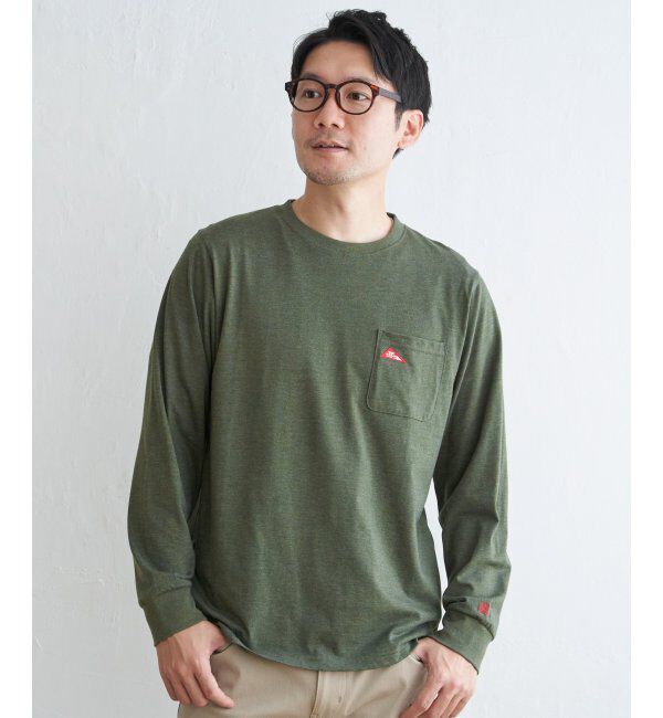 ikka「URBAN NATURE LIFE アーバンネイチャーライフ ワンポイントロンT」|Tシャツ・カットソー|