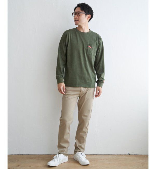 ikka「URBAN NATURE LIFE アーバンネイチャーライフ ワンポイントロンT」|Tシャツ・カットソー|