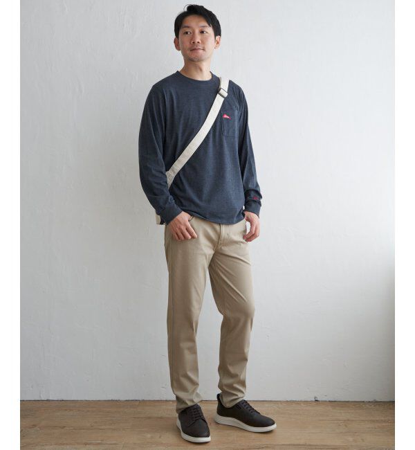 ikka「URBAN NATURE LIFE アーバンネイチャーライフ ワンポイントロンT」|Tシャツ・カットソー|