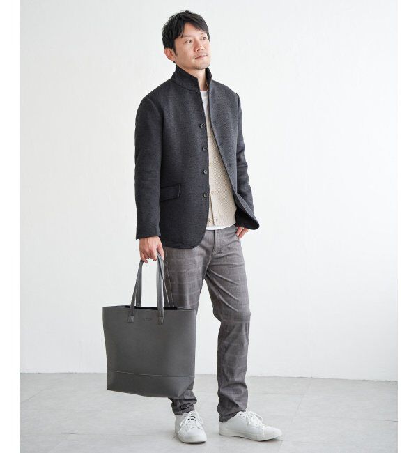 IKKA LOUNGE「ウールライクニットスタンンドジャケット」|その他|