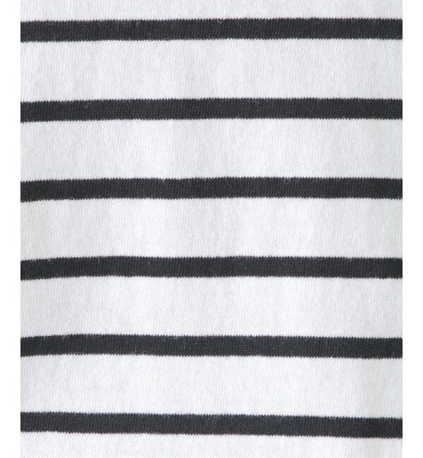 ikka kids「【親子おそろい】袖リボンボーダードルマンプルオーバー（120~160cm）」|Tシャツ・カットソー|