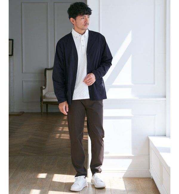 IKKA LOUNGE「リンクスジャカード市松ポロシャツ」|Tシャツ・カットソー|