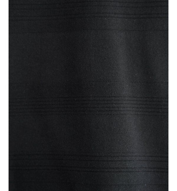 IKKA LOUNGE「ランダムリップルボーダーロンT」|Tシャツ・カットソー|