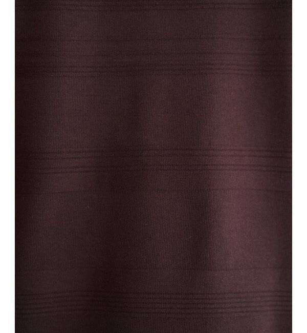 IKKA LOUNGE「ランダムリップルボーダーロンT」|Tシャツ・カットソー|