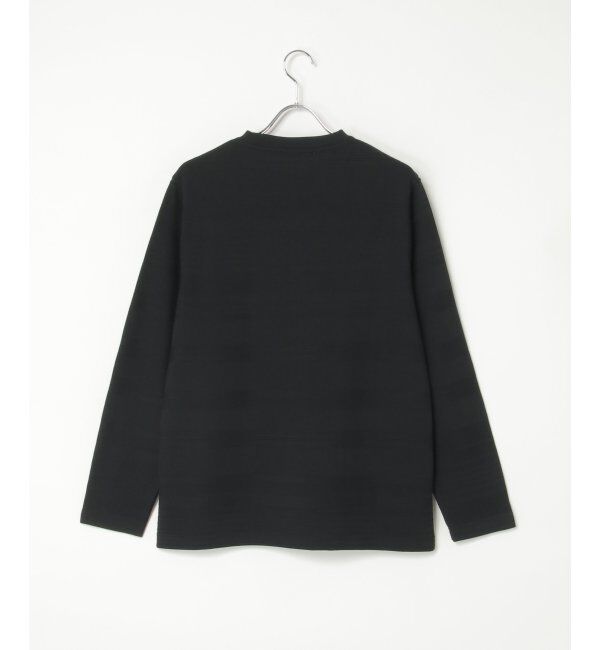 IKKA LOUNGE「ランダムリップルボーダーロンT」|Tシャツ・カットソー|