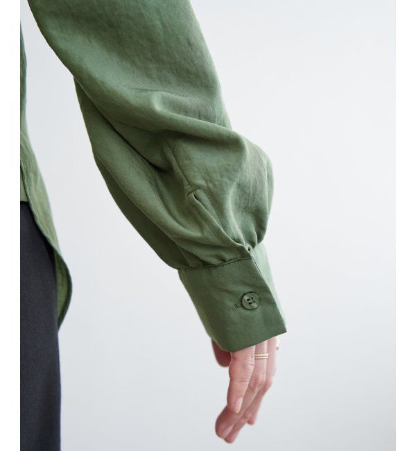 ikka「【親子コーデ】マルチWAYバンドカラーシャツ」|シャツ・ブラウス|