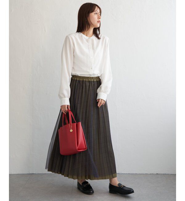 ikka「【親子コーデ】マルチWAYバンドカラーシャツ」|シャツ・ブラウス|