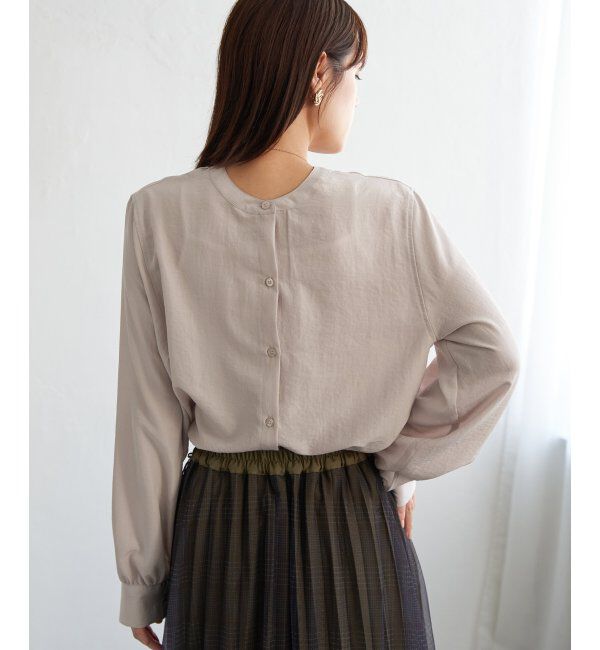 ikka「【親子コーデ】マルチWAYバンドカラーシャツ」|シャツ・ブラウス|