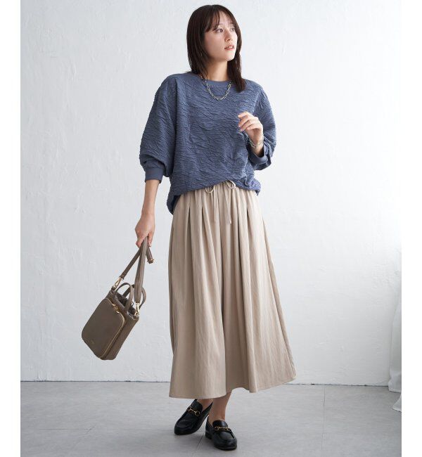 ikka「ビンテージツイルタックスカーチョ」|その他|