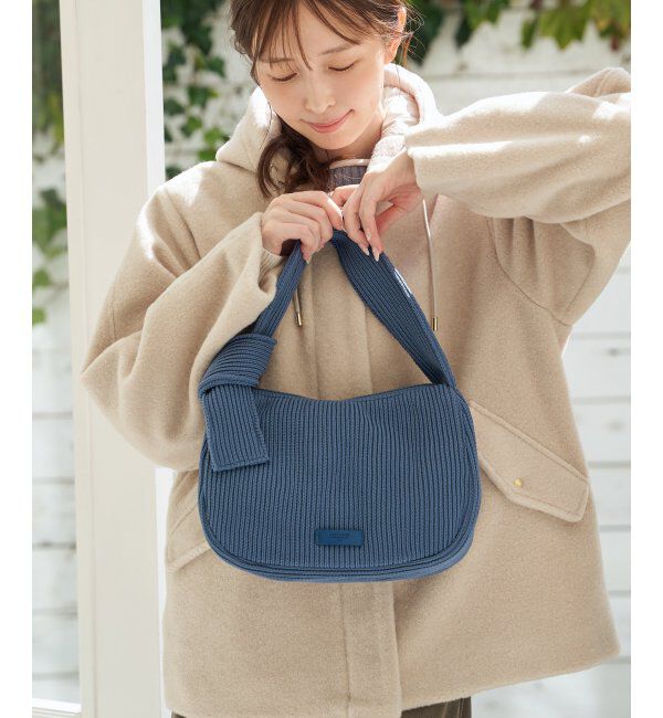 ikka「リブニットワンハンドルバッグ」|その他|