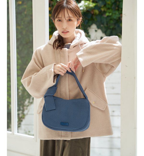 ikka「リブニットワンハンドルバッグ」|その他|