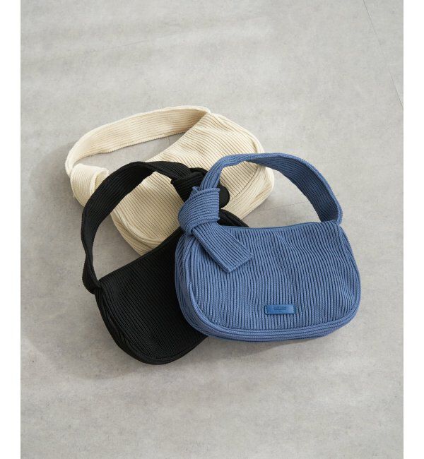 ikka「リブニットワンハンドルバッグ」|その他|