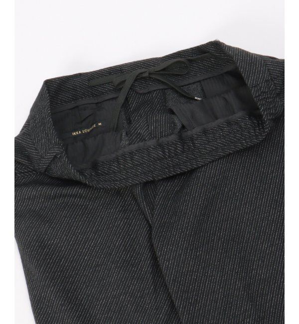 IKKA LOUNGE「【セットアップ対応】BLKウールミックスジャージパンツ」|その他|