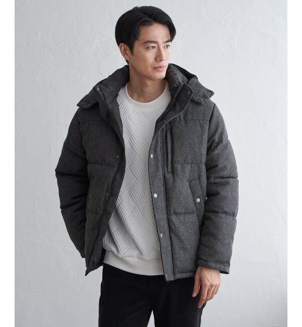 ikka「sorona(R)ツイードライクブルゾン」|ブルゾン・スタジャン|