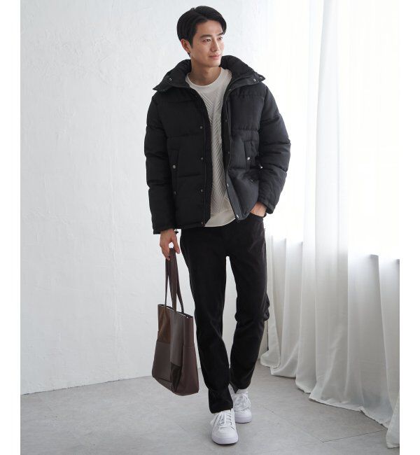 ikka「sorona(R)ツイードライクブルゾン」|ブルゾン・スタジャン|