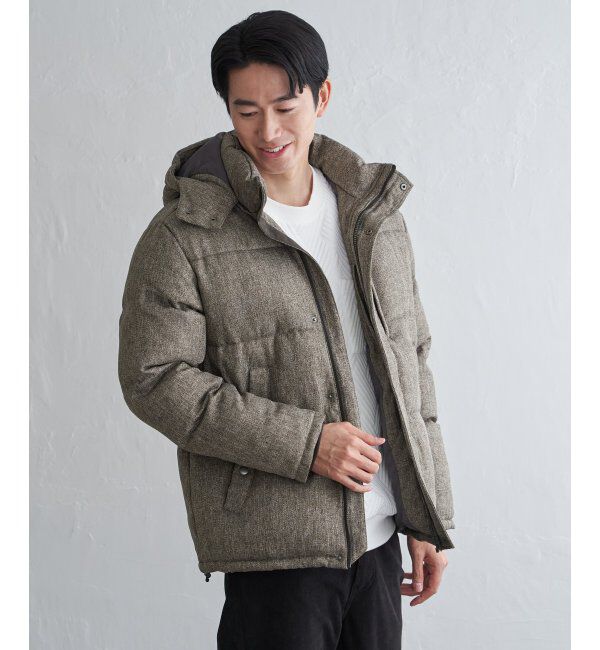 ikka「sorona(R)ツイードライクブルゾン」|ブルゾン・スタジャン|