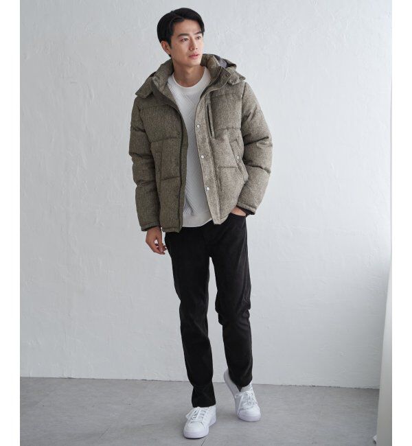 ikka「sorona(R)ツイードライクブルゾン」|ブルゾン・スタジャン|