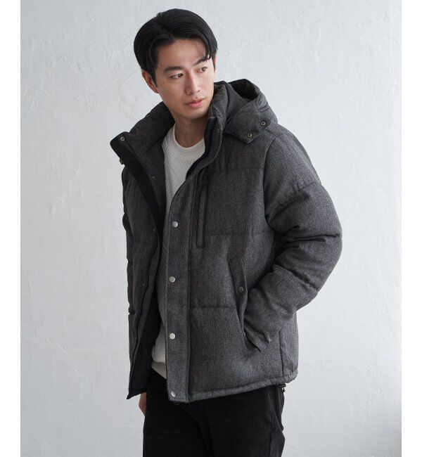 ikka「sorona(R)ツイードライクブルゾン」|ブルゾン・スタジャン|